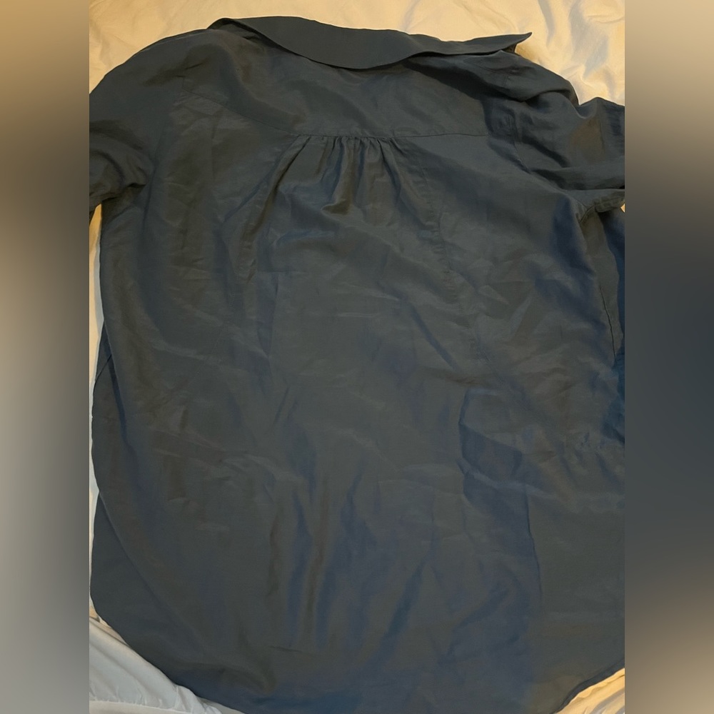 Cotton/silk button up - Picture 2 of 2